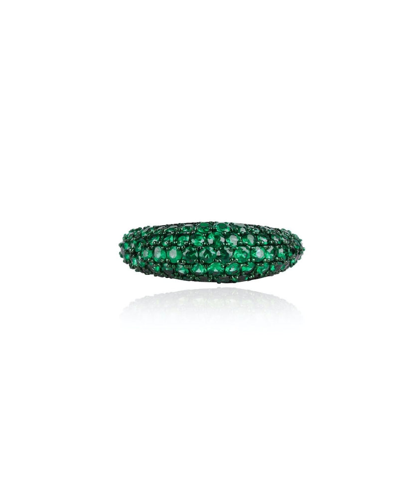 Emerald Disco Ring