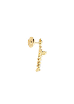 Bo Mini Homard 9K Yellow Gold Diamond Earrings